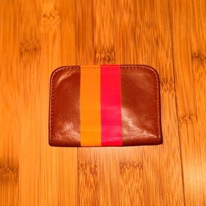 Clare V. Leather Card Case
